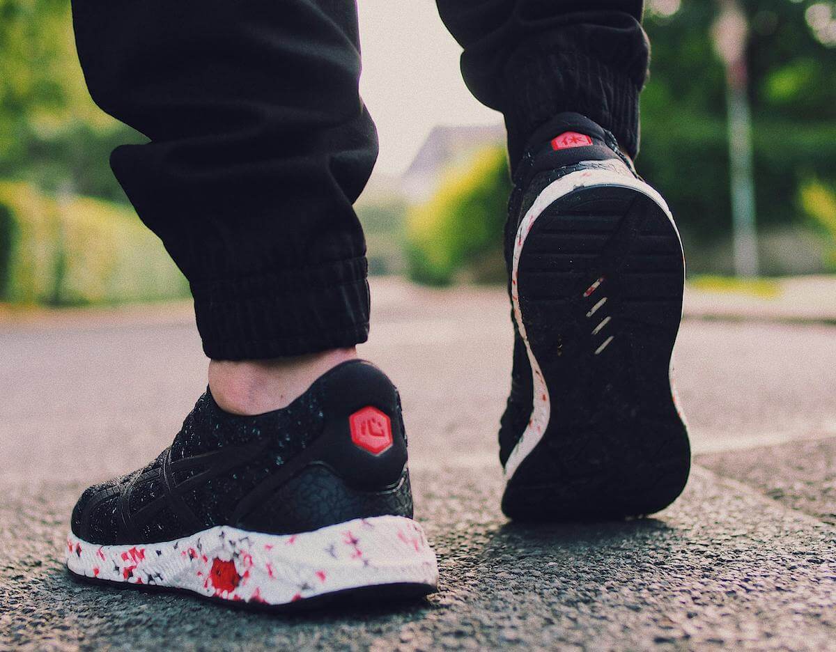 Athlete's Feet on a Trail